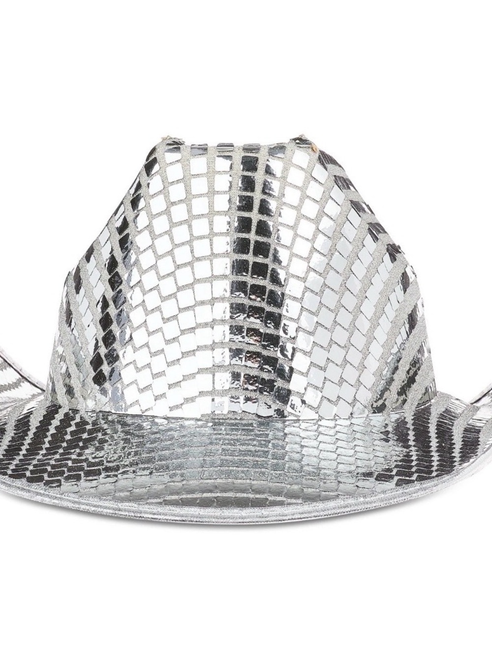 Celebrate It Silver Sequin Cowboy Hat for Women